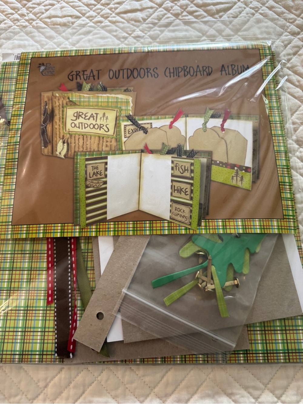 Great Outdoors Chipboard Album / Travel Journal - Camp Project